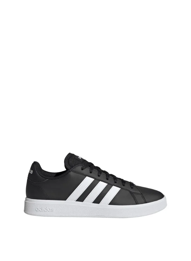 adidas حذاء رياضي رجالي Grand Court Base 2.0 أسود مقاس 6.5