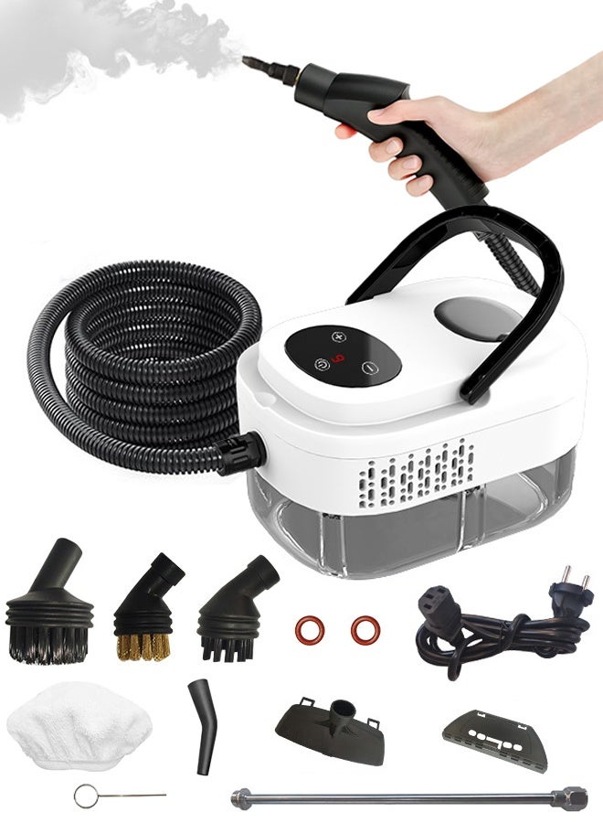 Handheld Steam Cleaner, Steamer for Cleaning with 11-Piece Accessories, Suitable for Tile, Grout, Windows, Bathrooms, Kitchens, Fabric Steaming Tool - Image 1