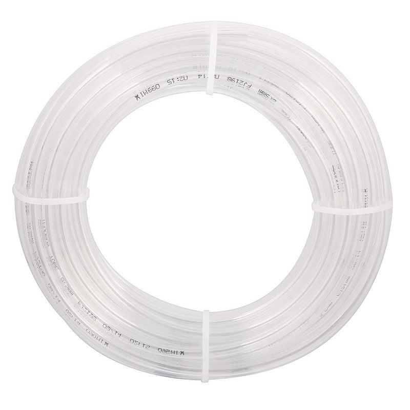 Metaland 14 OD PU Tubing 328 Feet Length Pneumatic Hose for Air Compressor or Fluid Transfer Line Clear 328FT - Image 2