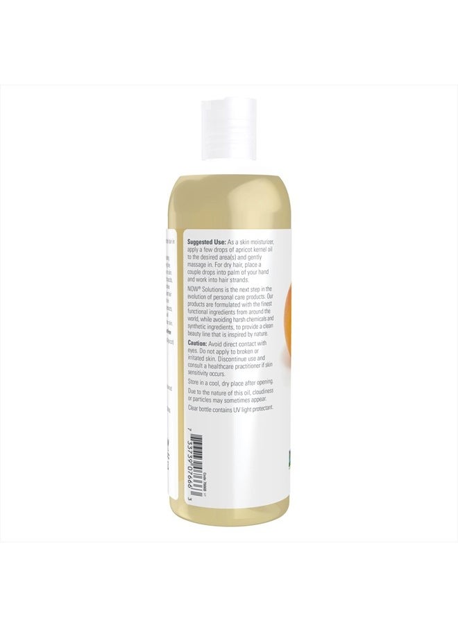 Solutions, Apricot Kernel Oil, Hair Moisturizer, Rejuvenating Skin Oil, Softens Fine Lines, 16-Ounce