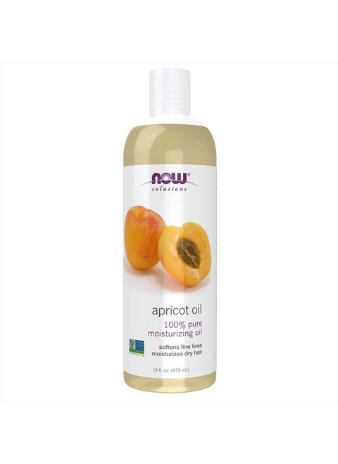 Solutions, Apricot Kernel Oil, Hair Moisturizer, Rejuvenating Skin Oil, Softens Fine Lines, 16-Ounce