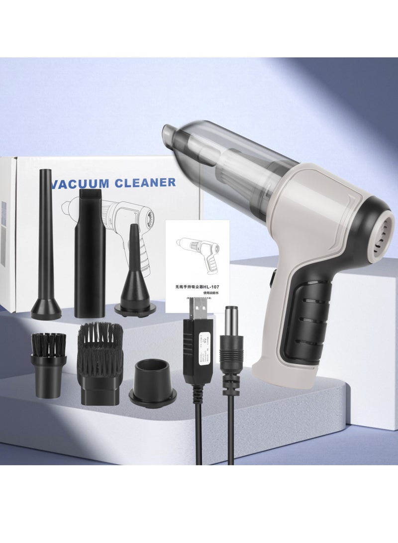 Multifunctional wireless car vacuum cleaner Handheld portable vacuum cleaner Home car dual-purpose vacuum cleaner - Image 2