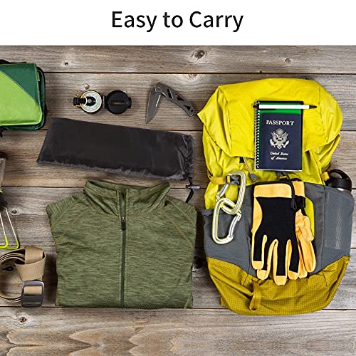 PROBEROS 84 * 24Cm Windshield For Camping Wood Stove With Nylon Drawstring Pouch,10 Plates Aluminum Folding Windproof Screen For Camping Stove Windpscreen Stand For Camping Stove, Camping Accessories - Image 4