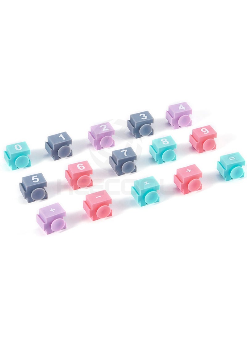 MissTiara - Puzzle decompression building blocks toys alphanumeric teaching sucker building blocks, educational toys for the school season, early development toys - Image 1