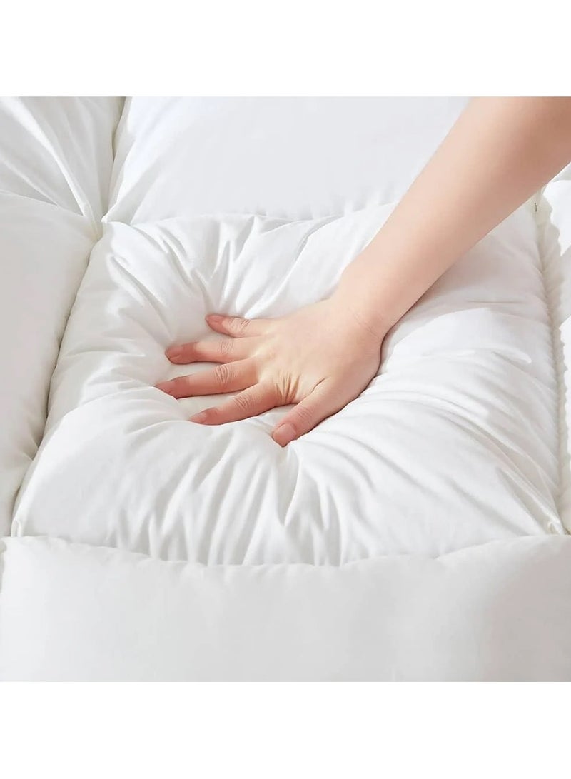 Brides Super royal cotton cloud double bed sheet 200x200cm - white - Image 5