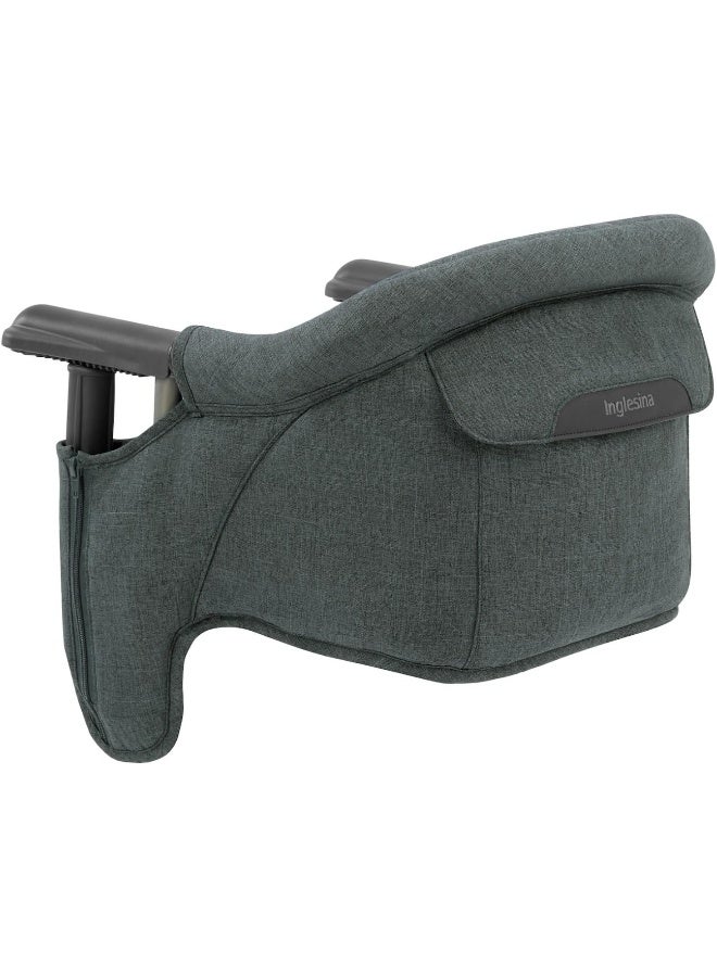 Inglesina Fast Table Chair - Award-Winning Baby High Chair for Eating & Dining - Compact Portable & Foldable - Leaves No Scratches - For Babies 6-36 Months & 1-3 Year Old Toddler - (Charcoal Gray MÃ©lange) - Image 1