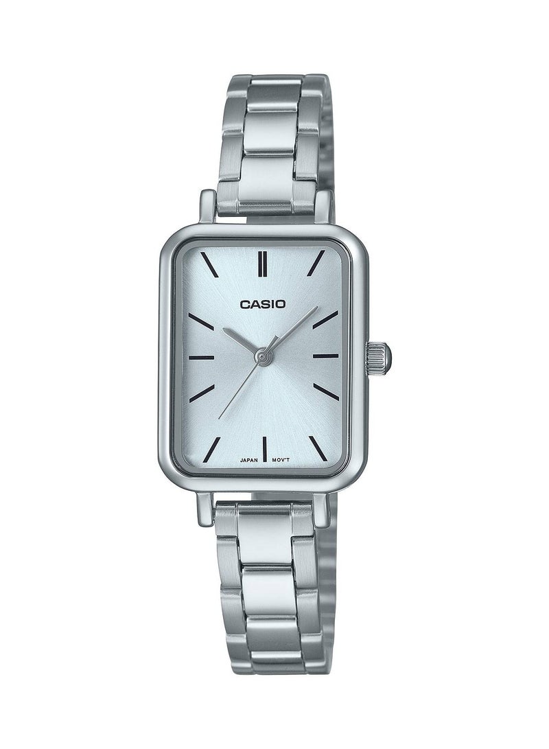 CASIO ساعة كاسيو مقاومة للماء كوارتز ستانلس ستيل - LTP-V009D-2EUDF - 20 ملم