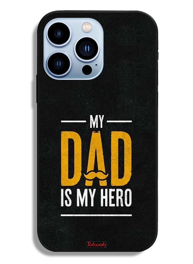 Tolwak Apple iPhone 13 Pro Protective Case My Dad Is My Hero - Image 2