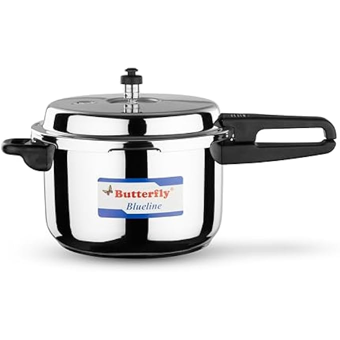 باترفلاي قدر ضغط من الفولاذ المقاوم للصدأ من بلو لاين، سعة 75 لترًا، متوسط ​​الحجم، Bl75L - Image 1