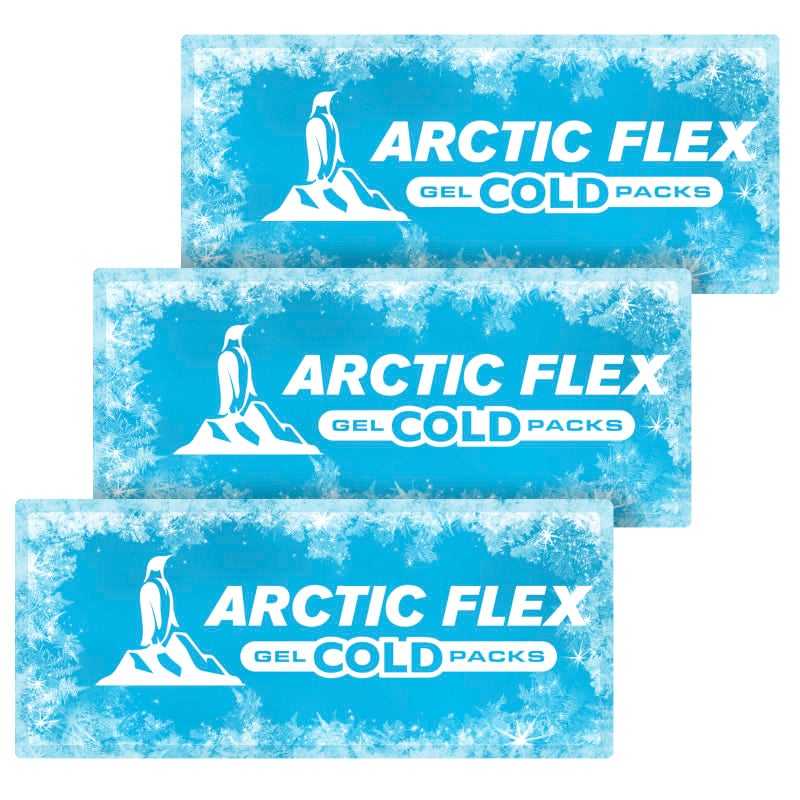 Arctic Flex Gel Replacement Packs Sized for Knee Ice Brace Cold and Hot Therapy for Injuries Pain Relief Swelling for Reusable Compression Wrap for Athletic Injury Women and Men