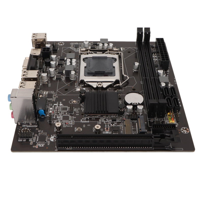 RMC LGA 1155 Motherboard Mini ITX DDR3 Desktop Motherboard - Dual Channel Multiphase Power - HD Interfaces VGA for Home Office Computer - Image 4
