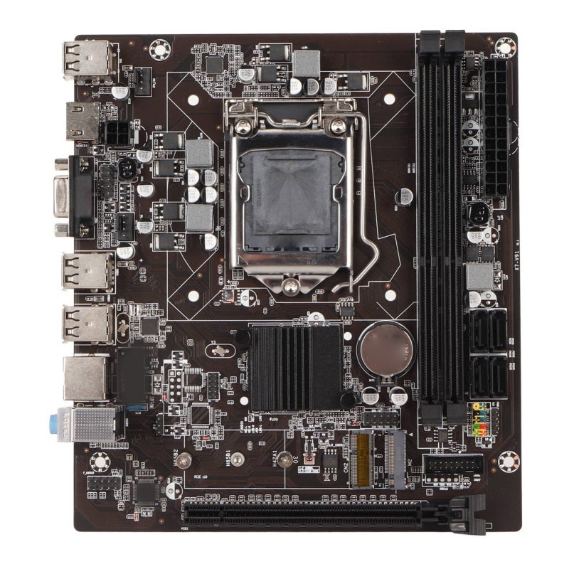 RMC LGA 1155 Motherboard Mini ITX DDR3 Desktop Motherboard - Dual Channel Multiphase Power - HD Interfaces VGA for Home Office Computer - Image 2