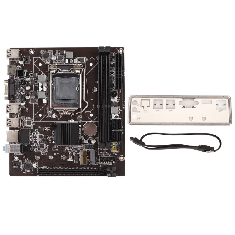 RMC LGA 1155 Motherboard Mini ITX DDR3 Desktop Motherboard - Dual Channel Multiphase Power - HD Interfaces VGA for Home Office Computer - Image 1