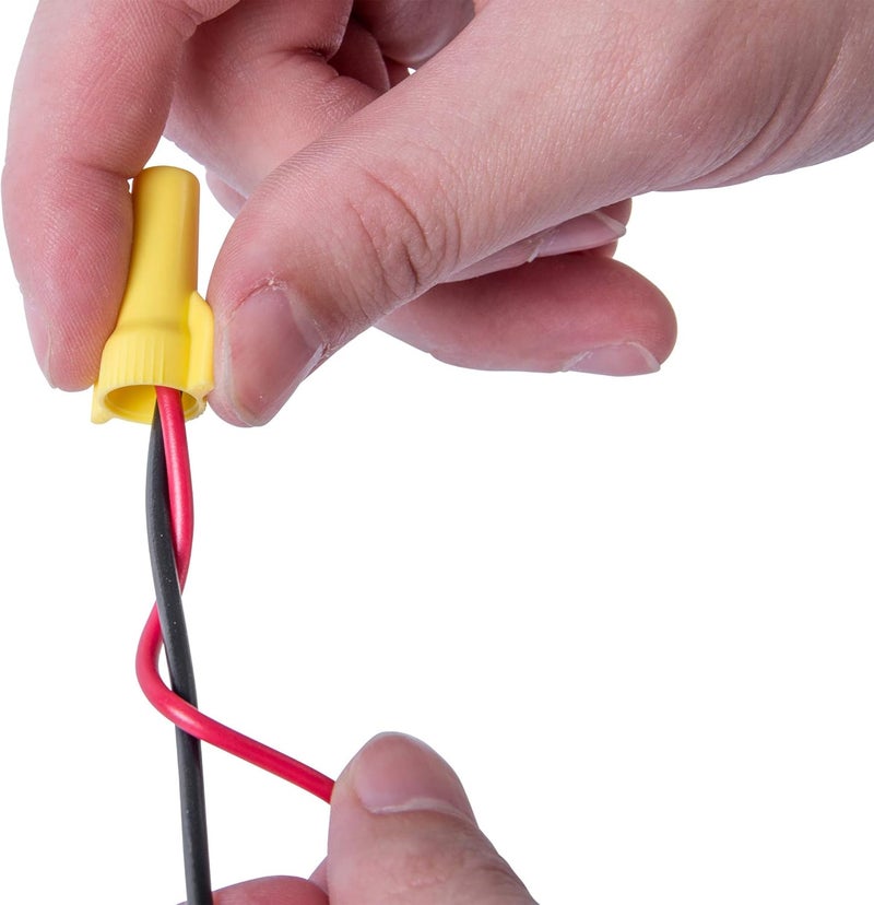 Gardner Bender موصلات الأسلاك الملتوية WingGard 25-084، 22-10 AWG، جوزة كهربائية، 25 حزمة، أصفر - Image 4
