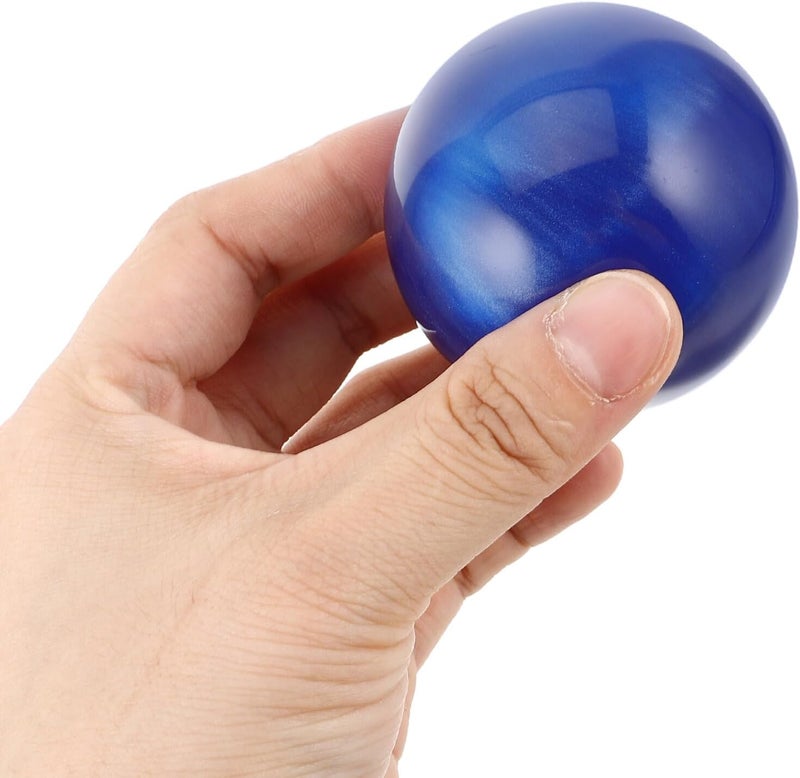 Universal Weighted Shift Knob Ball Manual Gear Shift Lever Head Dark Blue Acrylic Replacement for Car Transmission - Image 3