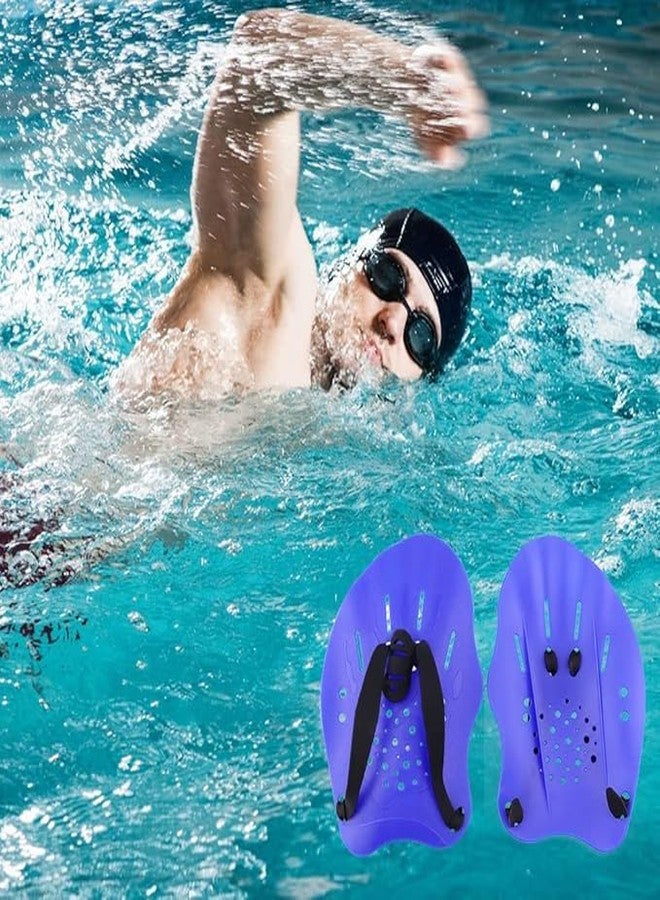 SPOCCO | Swimming Hand Paddles Training Paddles with Adjustable Straps Swimming Fins Hand Paddles Gloves for Swim Training Water Resistance, Swimming Gear for Kids, Youth, Women, Men - 105 - Image 4