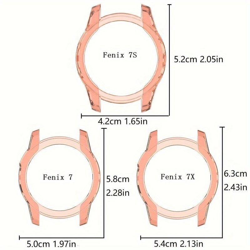 Transparent Soft Case Half Cover For Fenix 7S 7 7X - Image 2