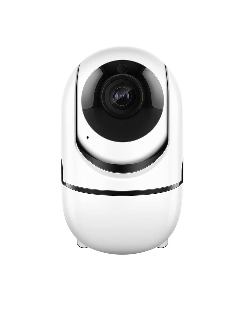 Generic Home Indoor Security Camera, 1080p Wireless Wifi Surveillance Camera, Portable And Durable Two Way Communication Remote Access Baby Monitor Camera, (1pc, White)  - Image 1