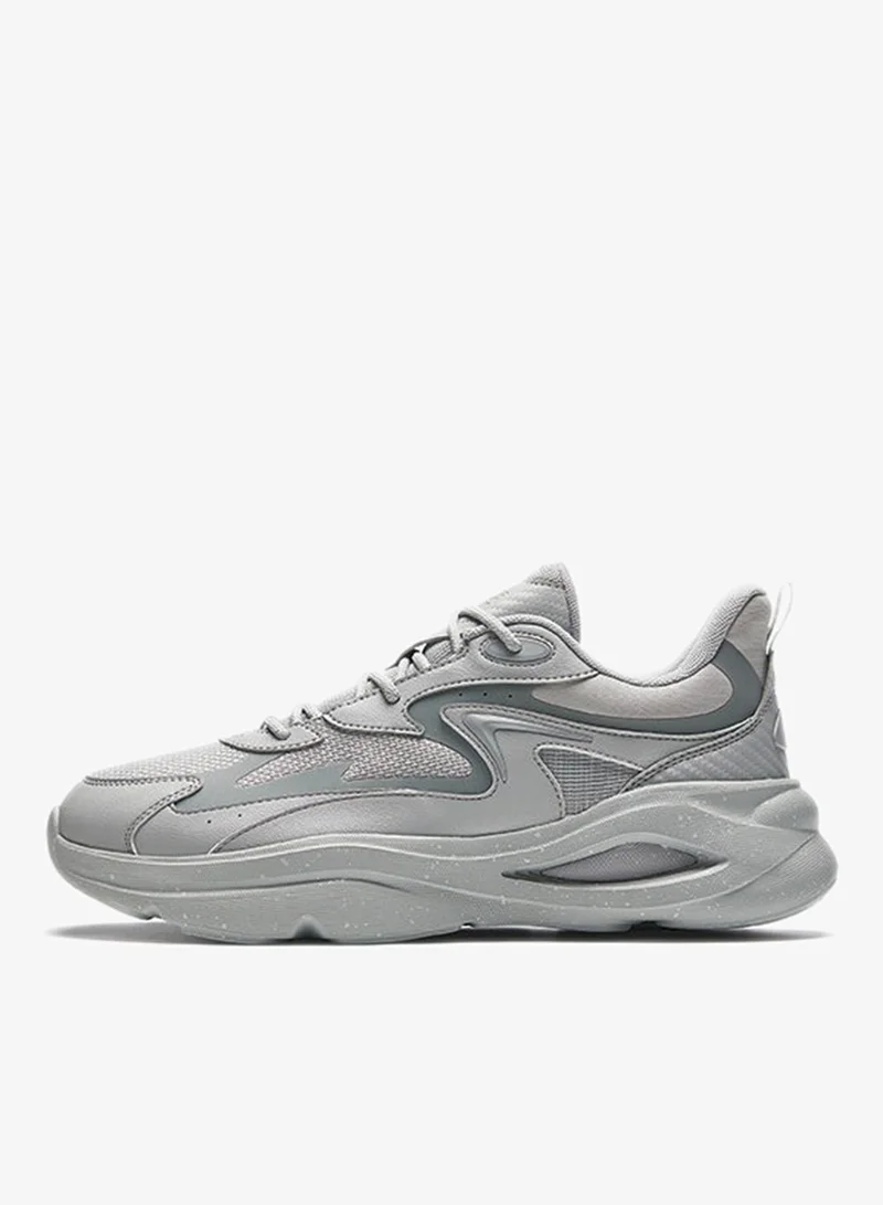 ANTA Chaobai 5s | soft plaid trendy casual shoes sports shoes easiest for match Grey