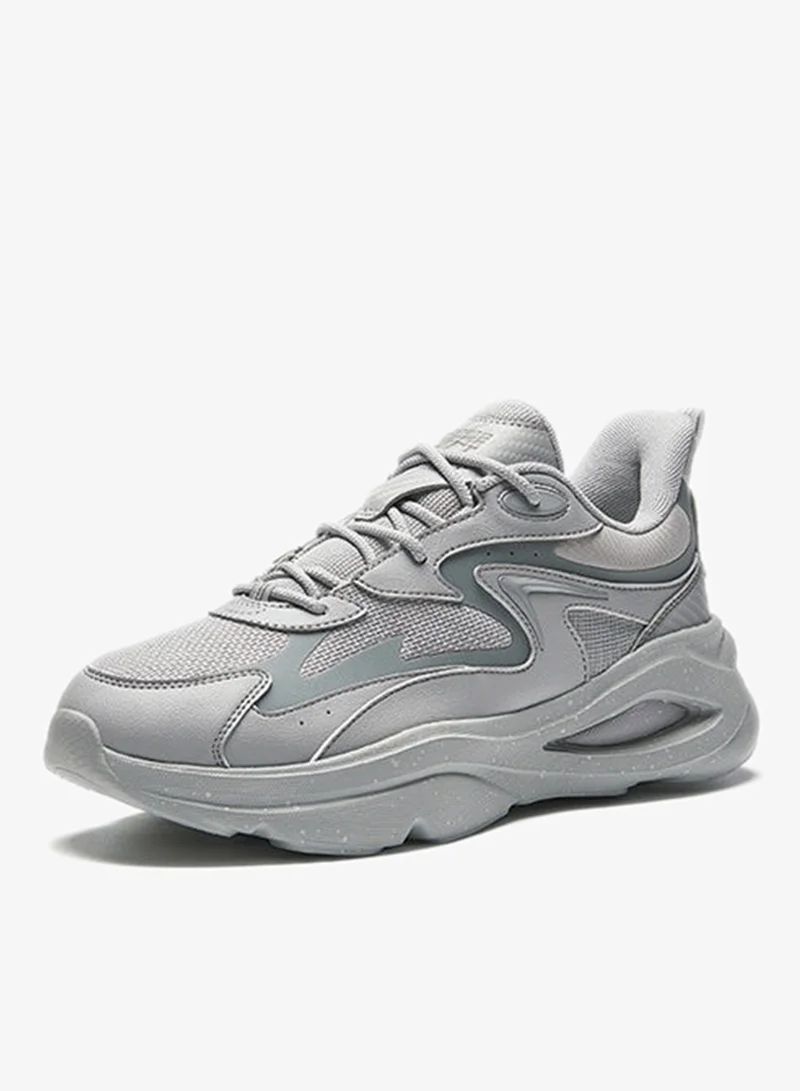 ANTA Chaobai 5s | soft plaid trendy casual shoes sports shoes easiest for match Grey