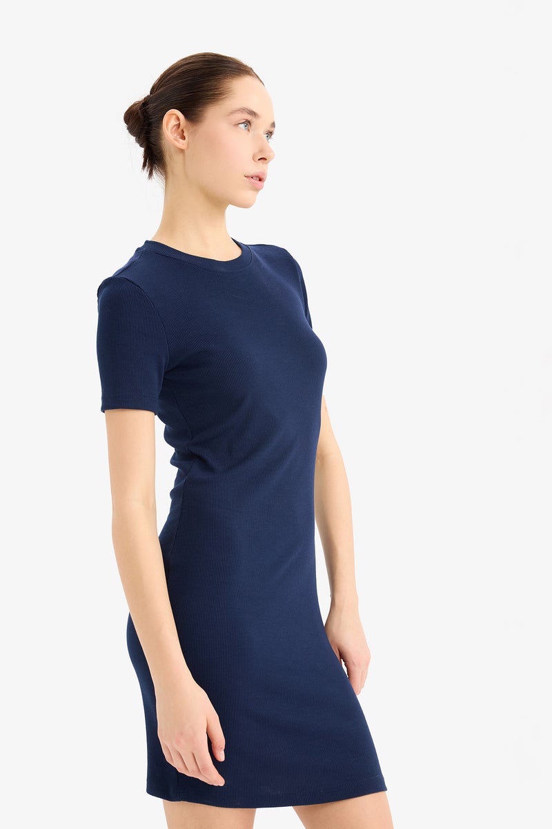 DeFacto Woman Bodycon Crew Neck Camisole Mini Dress  - Image 4