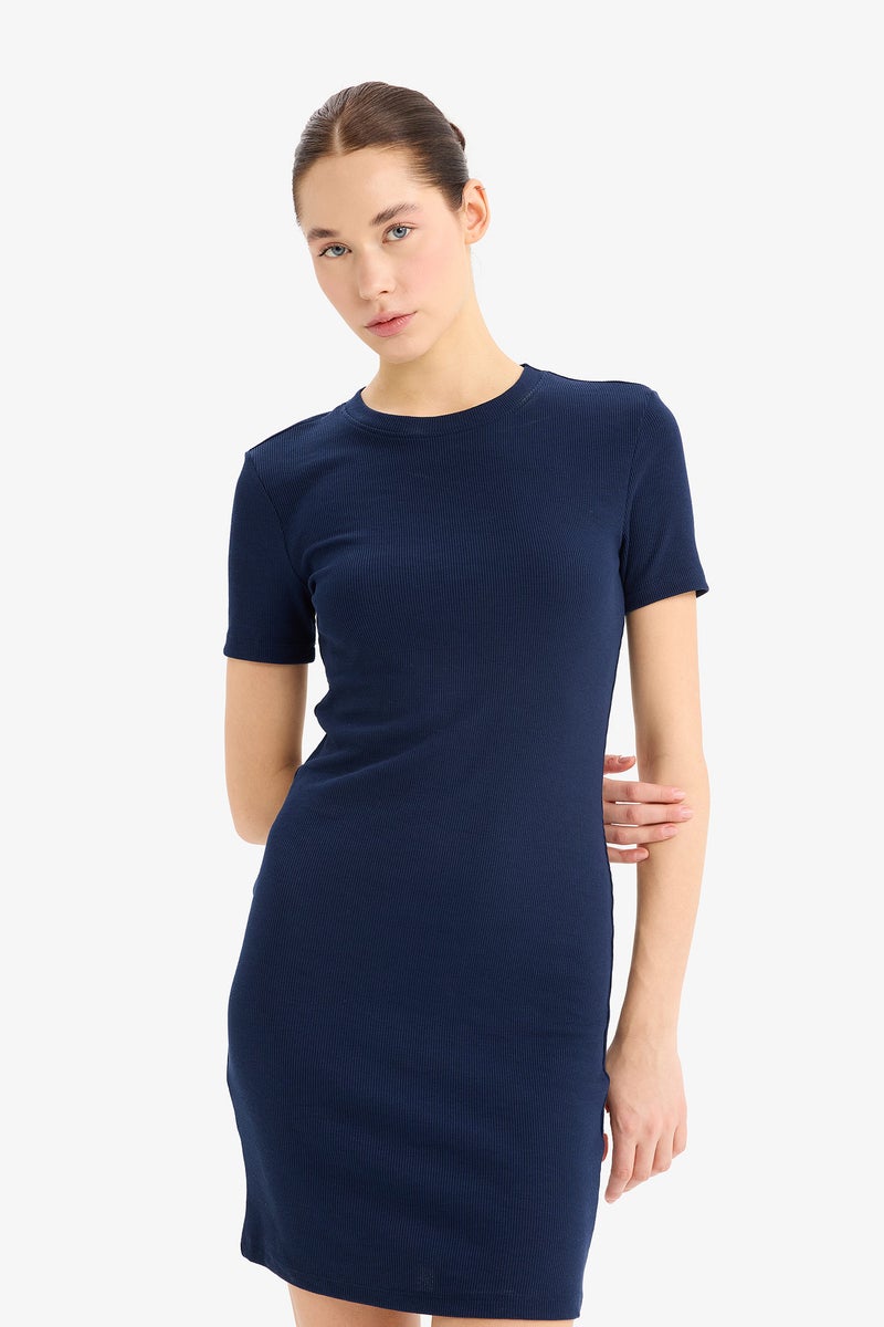 DeFacto Woman Bodycon Crew Neck Camisole Mini Dress  - Image 2