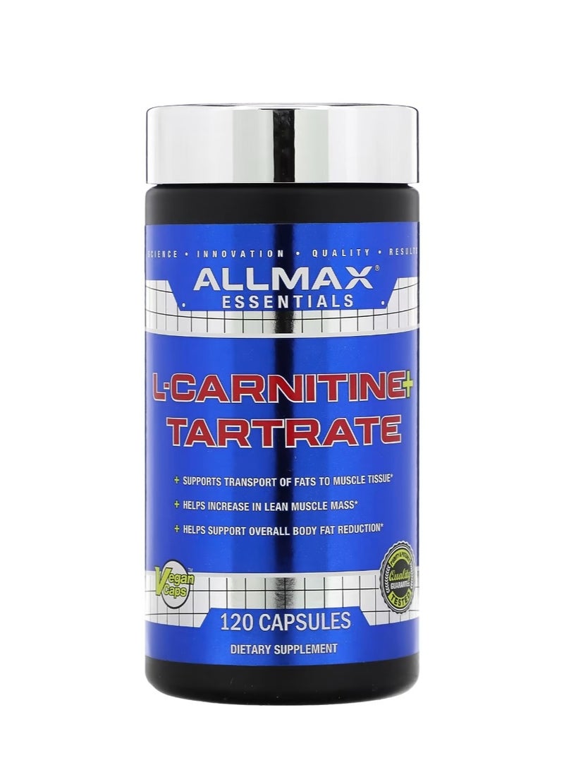 أول ماكس أساسيات إل-كارنيتين + طرطرات، 120 كبسولة - Image 1