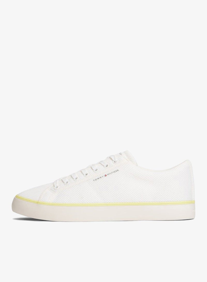 TOMMY HILFIGER Logo Mesh Lace-Up Trainers - Image 2