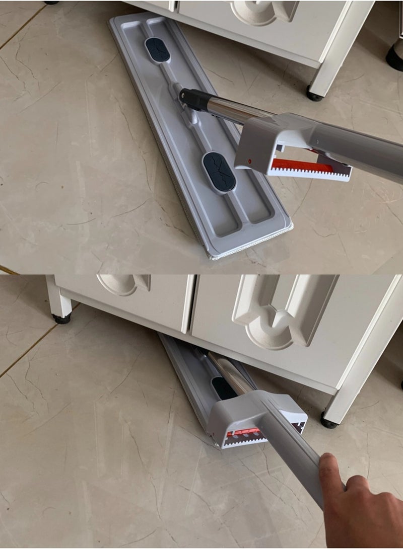 Rotatable Mop with Removable Mop Head, Mop Set comes with 6 Microfiber Mop Heads and Thickened Rod, Suitable for Cleaning All Types of Floors - Image 3