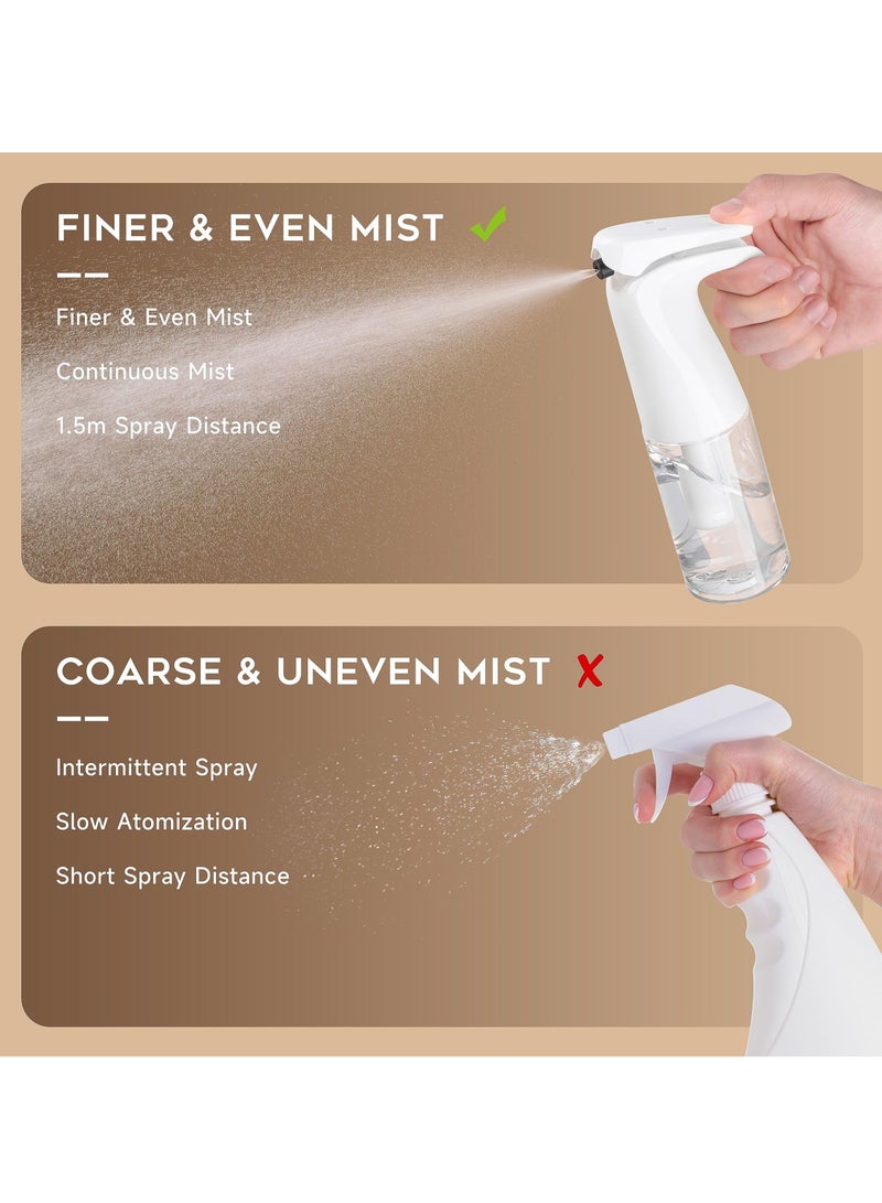 كابتن تيك 200ml Spray Bottle for Hair Mist Sprayer, Continuous Fine Spray Water Bottle - Empty Misting Spray Bottles for Hairstyling, Cleaning, Travel, Plants, Pets & Skin Care - Image 4