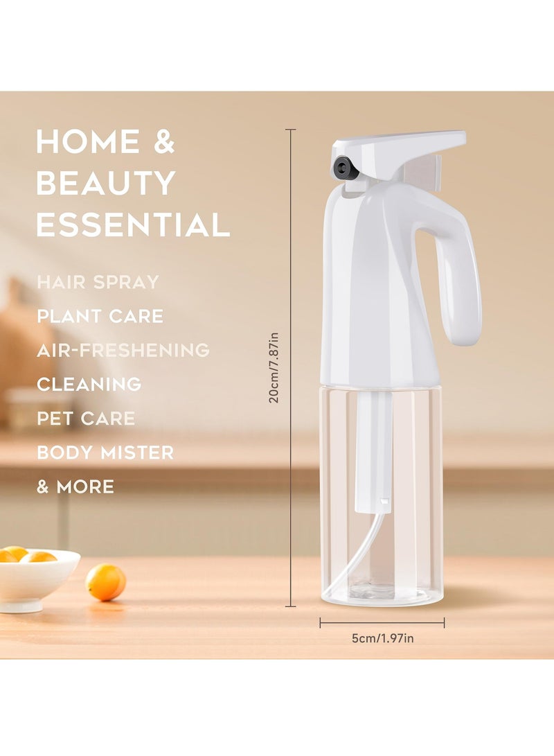كابتن تيك 200ml Spray Bottle for Hair Mist Sprayer, Continuous Fine Spray Water Bottle - Empty Misting Spray Bottles for Hairstyling, Cleaning, Travel, Plants, Pets & Skin Care - Image 5