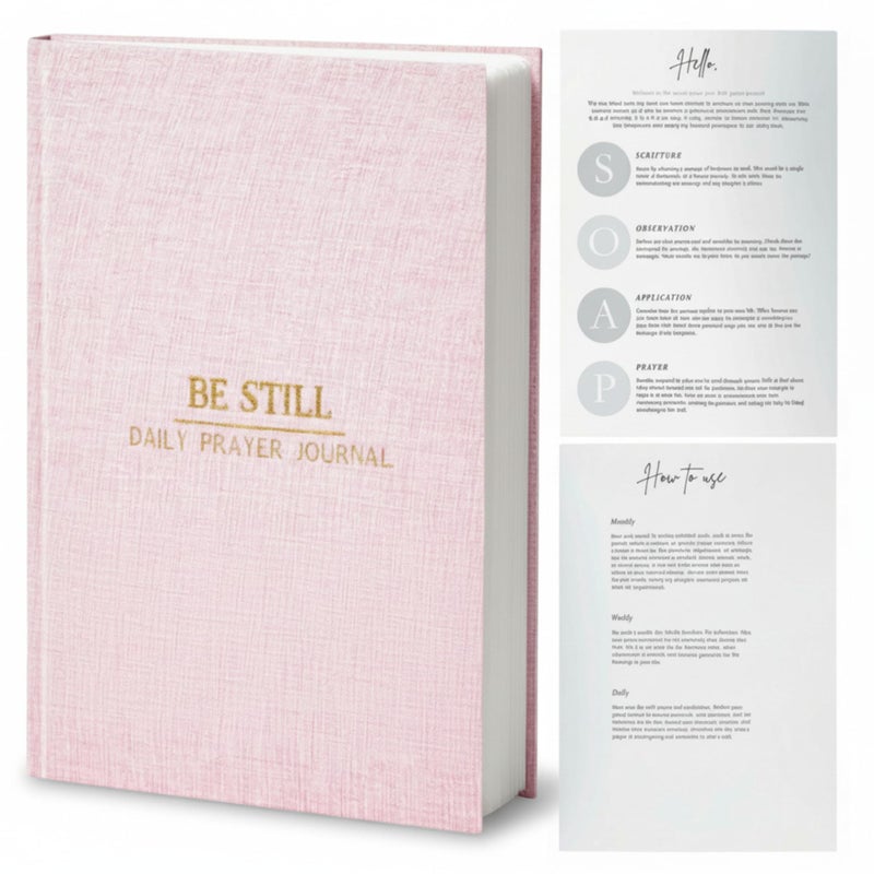 ilohaus Bible Journal & Prayer Journal for Woman â€“ 180-Day Bible Study Journal, Christian Journal for Women, Scripture & Sermon Notes Notebook, Bible Journal Women for Daily Prayer & Faith Reflection - Image 1