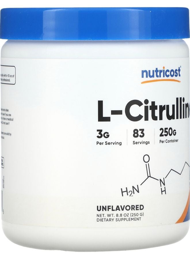 Nutricost L-Citrulline Unflavored 8.8 oz (250 g) - Image 2