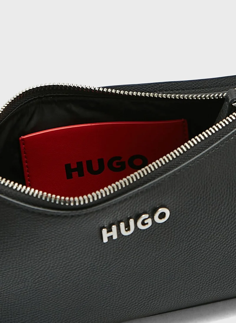 HUGO Chris Narrow Strap Hobo Bag