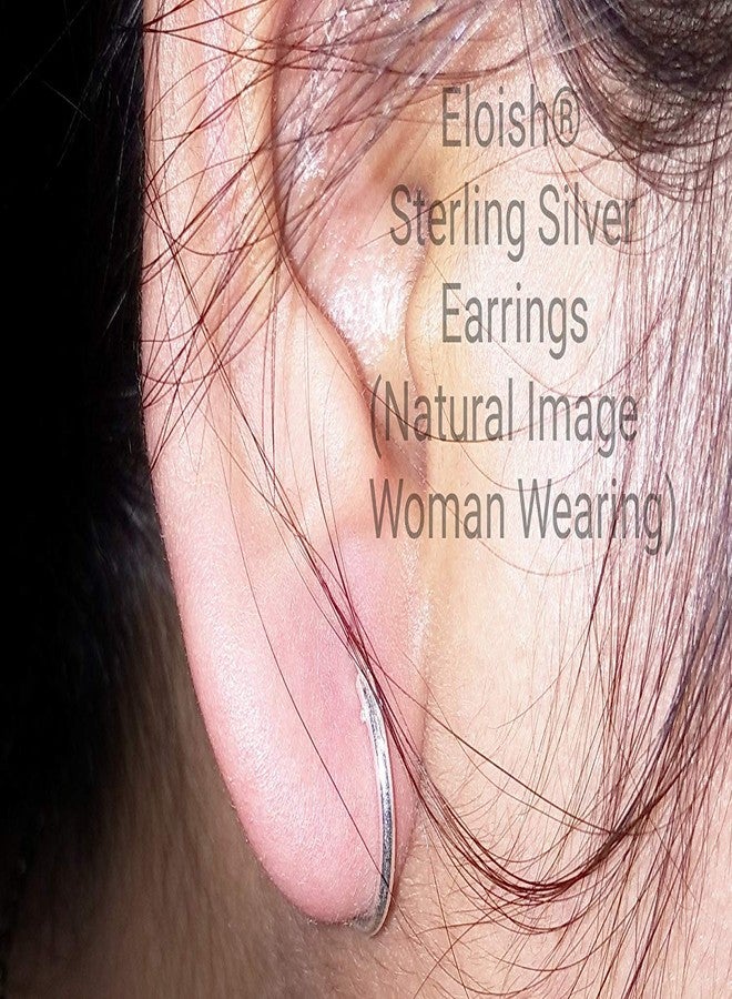 ELOISH Sterling Silver Small Hoop Earrings for Kids, Men and Women - Image 3