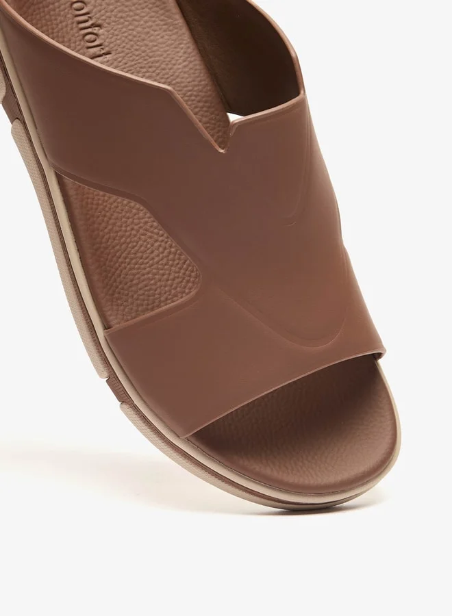 Le Confort Men's Solid Slip-On Sandals