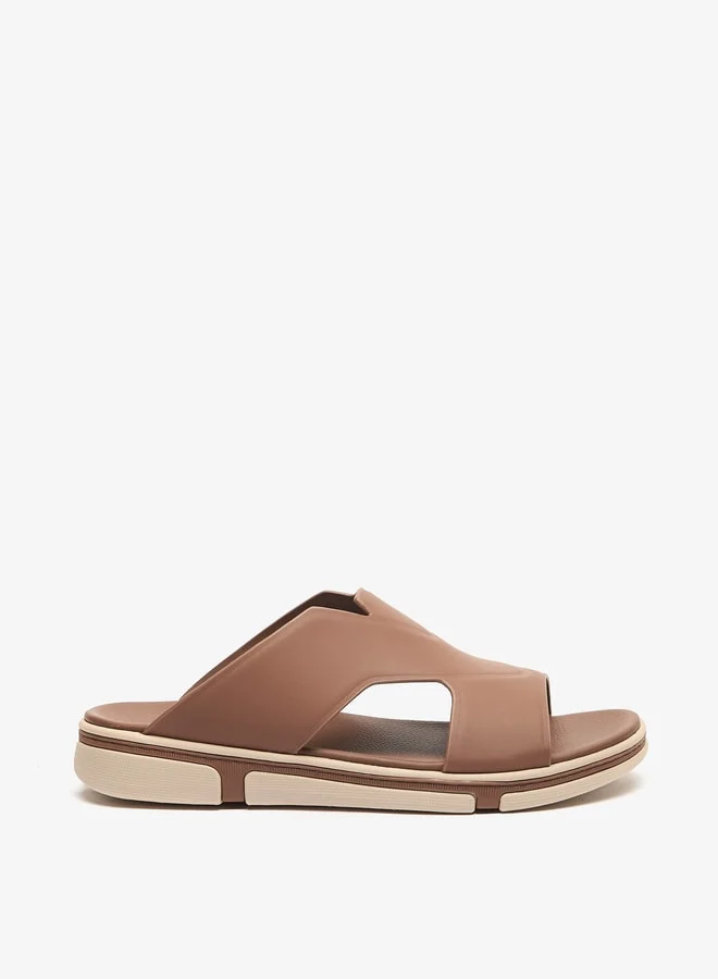 Le Confort Men's Solid Slip-On Sandals