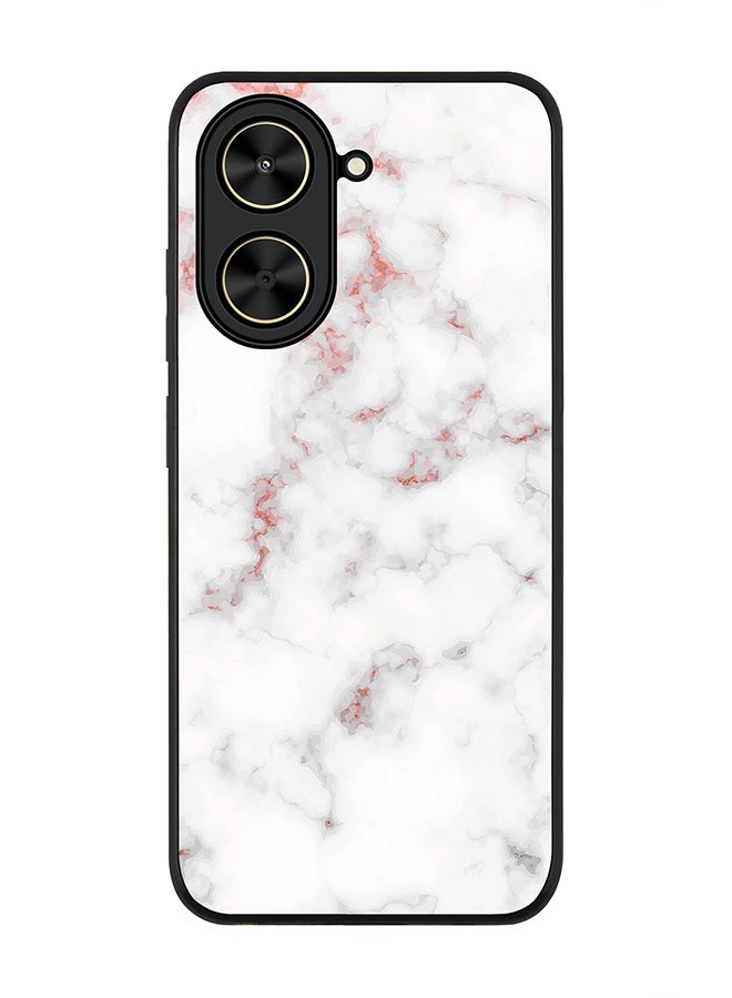 Stylizedd For Xiaomi Poco C71 / Redmi A5 4G Case,Slim fit Camera Protection, Shockproof Thin Phone cover  - Marble Print Rose Grey