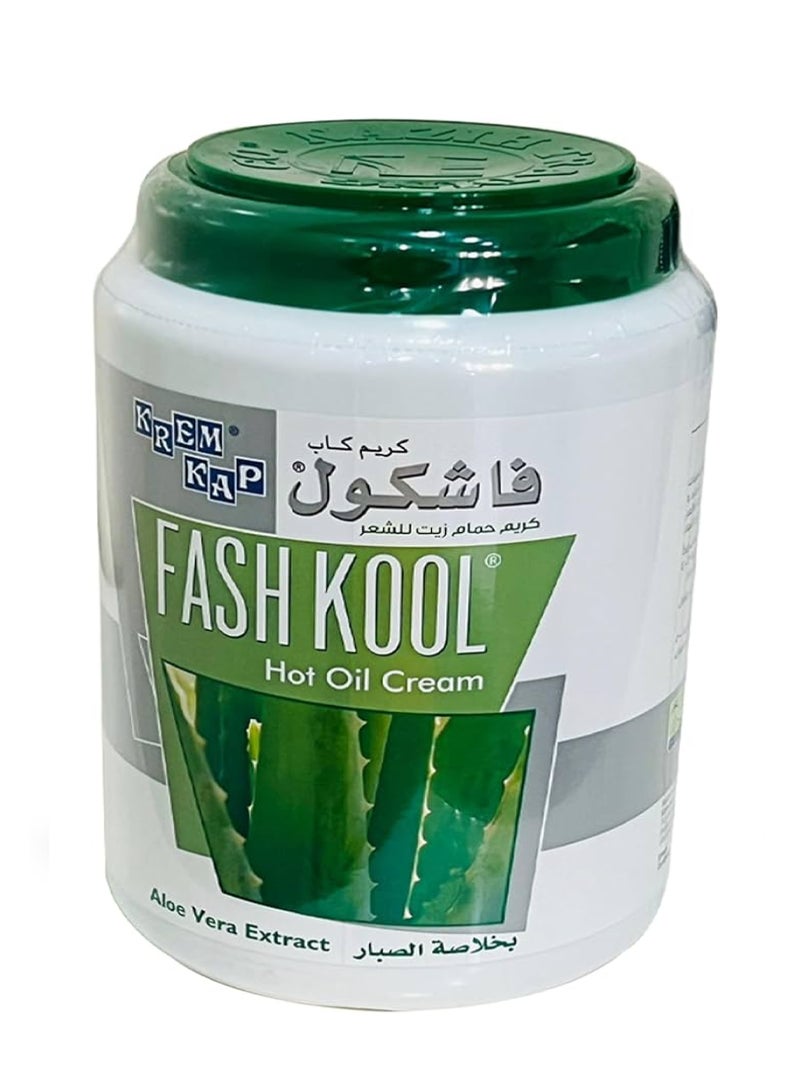 KREM KAP FASH KOOL HOT OIL CRM ALOE VERA XTRACT 1000ML 