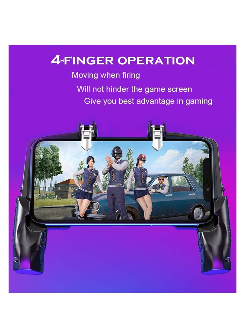K21 Mobile Game Controller for PUBG Call of Duty Fortnite Aim Trigger Fire ons L1R1 Shooter Sensitive Joystick Gamepad 4.7-6.5 inch iPhone Android Phone - Image 4