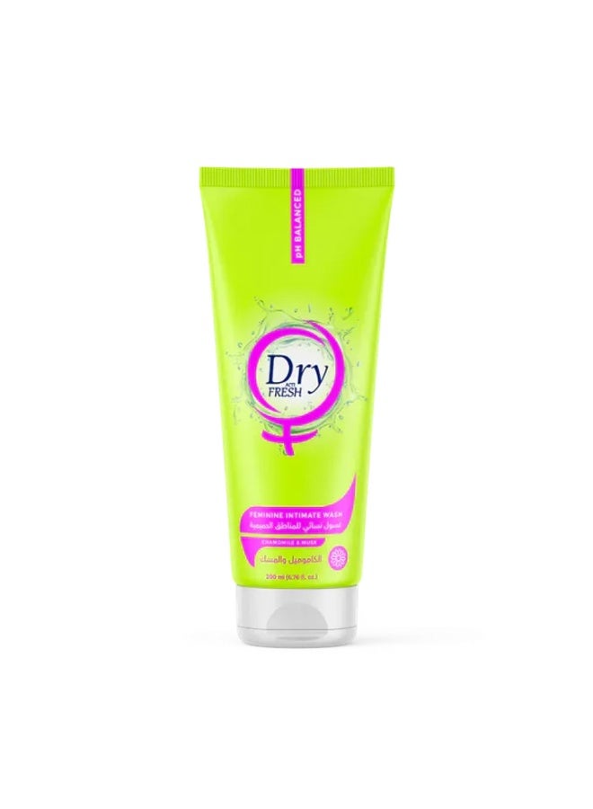 Dry Fresh Chamomile & Musk Intimate Feminine Wash Gel 200ml