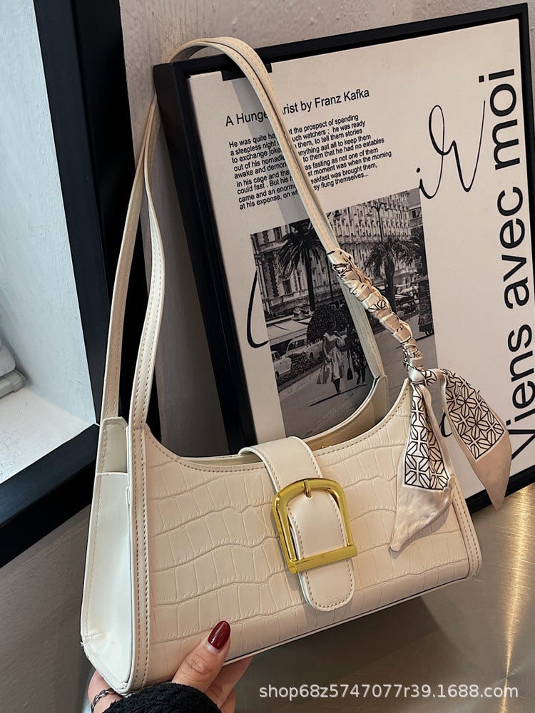 High-End Niche Design Bags For Women Versatile Fashionable Shoulder Underarm Bag Baguette Bag - Image 3