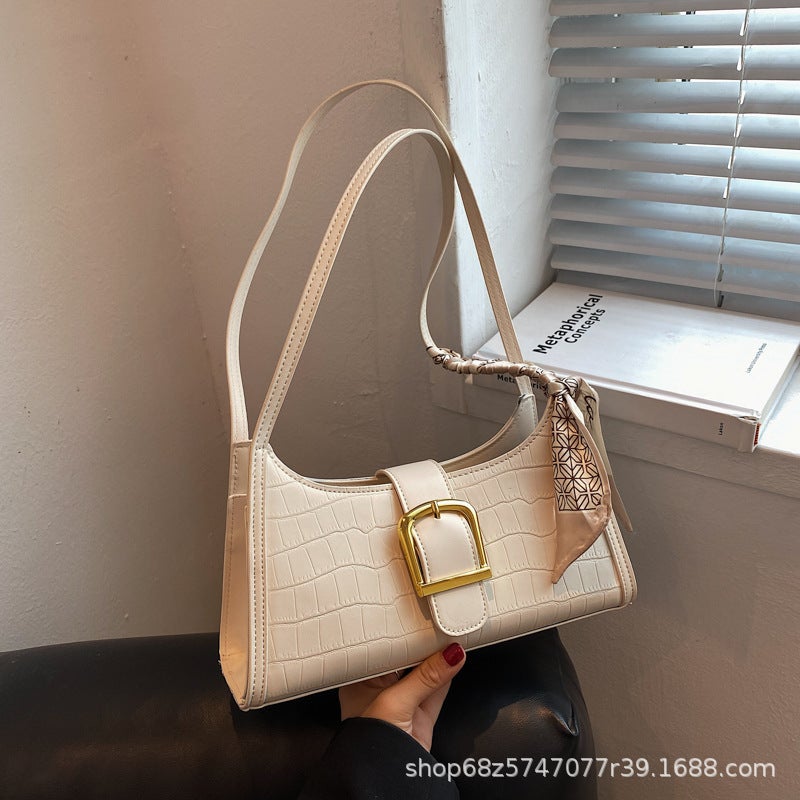 High-End Niche Design Bags For Women Versatile Fashionable Shoulder Underarm Bag Baguette Bag - Image 1