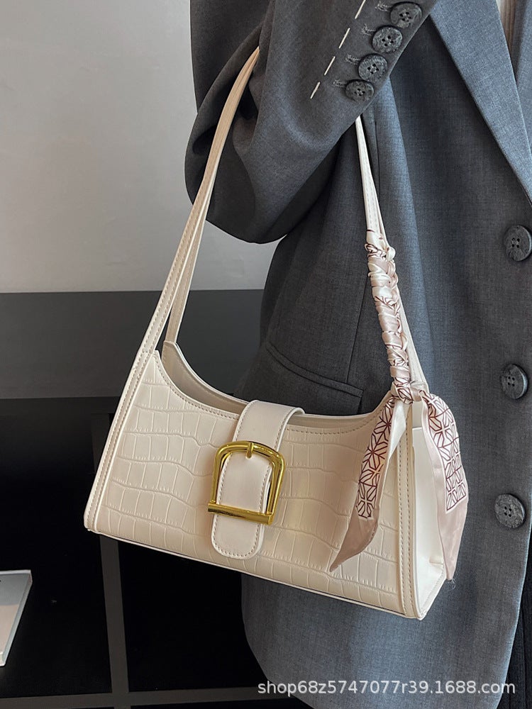 High-End Niche Design Bags For Women Versatile Fashionable Shoulder Underarm Bag Baguette Bag - Image 5