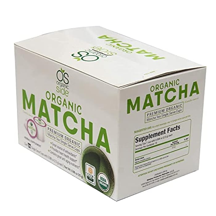 greenside Detox Herbal Tea Single Serve Cups Matcha - Contains Anti-aging nutrients and Antioxidants - Herbal Body Supplements - 10 Cups (3-gram Serving/cup) - Image 3