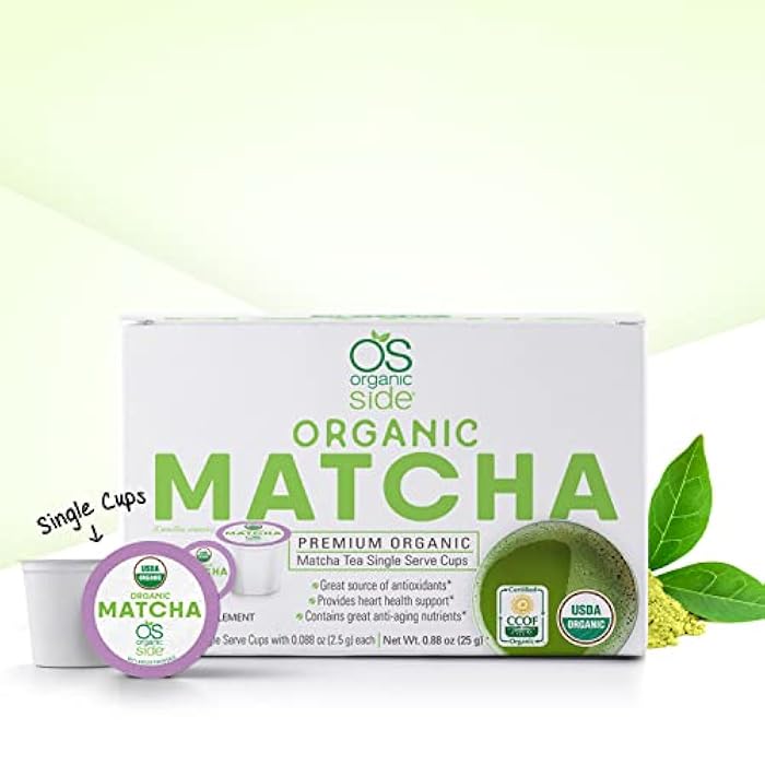 greenside Detox Herbal Tea Single Serve Cups Matcha - Contains Anti-aging nutrients and Antioxidants - Herbal Body Supplements - 10 Cups (3-gram Serving/cup) - Image 5
