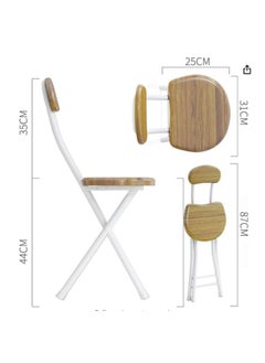 Generic Folding Camp Chair Adults, Dining Chair Folding Chair Home Outdoor  - Image 5