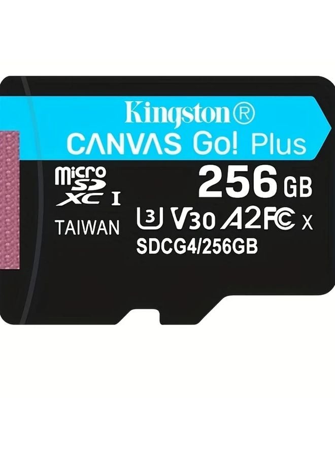 Kingston V30 A2 MicroSDXC بطاقة ذاكرة 256 جيجابايت 200 ميجابايت/ثانية سرعة فائقة في الكتابة لكاميرات الطائرات بدون طيار - Image 1