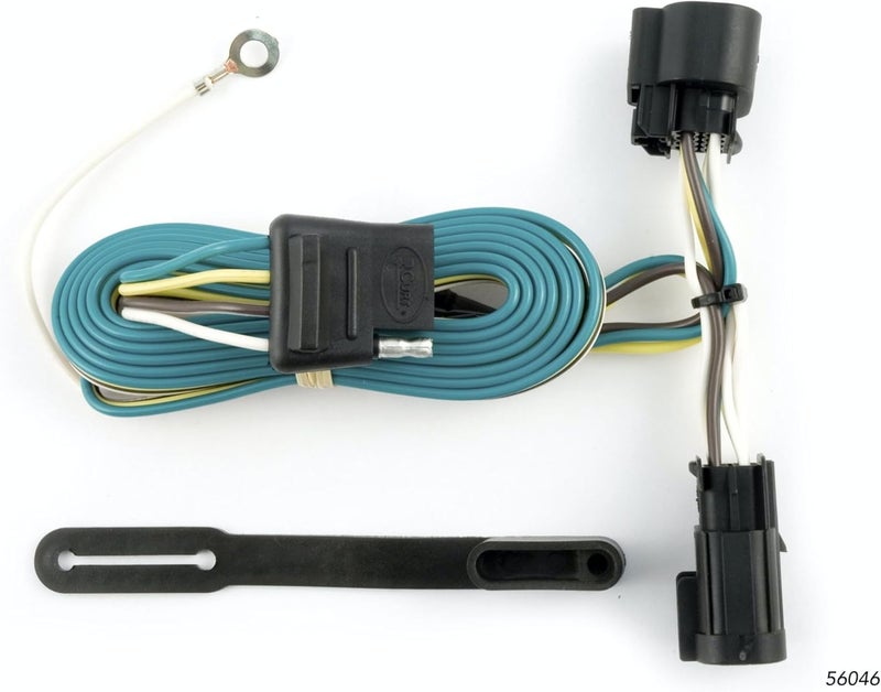 Curt كورت 56046 مجموعة أسلاك مقطورة مخصصة 4 دبابيس لجانب السيارة لسيارة شيفروليه إمبالا - Image 1