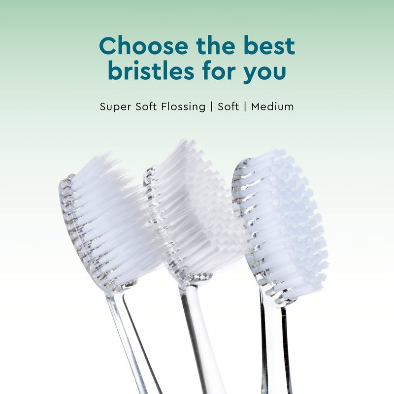 RADIUS Toothbrush Replacement Brush Heads 2-Count Improve Gum Health & Reduce Gum Issues - Super Soft - Pack of 6 - Image 5